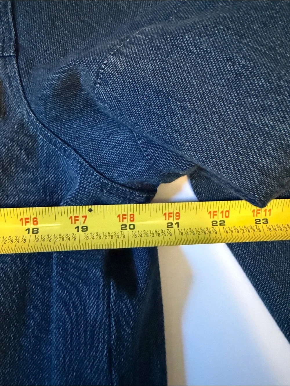 Men's Denim Shirt Jacket - Dark Blue
